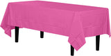 12-Pack Premium Plastic Tablecloth 84in. Round Table Cover - Lavender