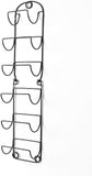 SODUKU Towel Rack Wall Mounted Metal Wine Rack Towel Shelf for Bathroom Black