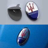 Wesport Maserati Letter Trunk Decal Sticker Silver, Tailgate Logo Mark Badge Stickers Covers Free Modification for Maserati Quattroporte Series (Letter stickers)
