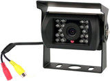 Backup Camera, Reversing Camera, Waterproof Night Vision Wide View Angle Rear View Camera with 4 Pin GX12-4 Connector for RV Camper Truck Trailer Bus Van