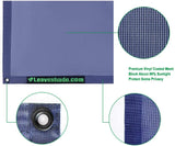 leaveshade RV Awning Sunshade Screen ●Tentproinc Navy Blue Mesh Sun Shade ●Block Sunshine from Patio Side Direction ●Motorhome Camping Trailer UV Sunblocker ●Canopy Sunscreen-3 Years Lasting