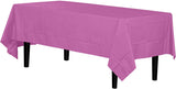 12-Pack Premium Plastic Tablecloth 84in. Round Table Cover - Lavender