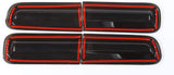 FMtoppeak Exterior Accessories Car Tail Light Trim Cover Compatible with Dodge Challenger 2015 Up