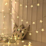 100 LED Star String Holiday Light