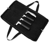 Chef’s Travel Knife Case(4 Slots), Heavy Duty Knife Bag with Durable Handles, Portable Waterproof Knife Storage for Men Women for Meat Cleaver, Japanese Knife, Perfect for Working, Camping