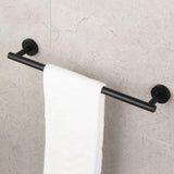 GERZWY Bathroom Towel Bar 18" Stainless Steel Towel Bar Matte Black Contemporary Style Wall Mount for Bath Kitchen AG1101C45-BK