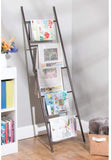 mDesign Metal Free Standing Bath Towel Blanket Ladder Storage Organization, Rack for Bathroom, Bedroom, Laundry Room - 2 Pack - Bronze