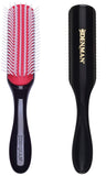 Classic Styling Brush 5 Row D14 – Hair Brush for Separating, Shaping & Defining Curls - Blow-Drying, Styling & Detangling Brush – Black