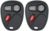 Keyless2Go Replacement for Keyless Entry Car Key Fob Vehicles That Use 3 Button KOBLEAR1XT 15042968 Remote, Self-programming