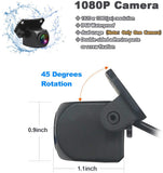 1080P Backup Camera and Monitor Kit 7 inch HD Widescreen for Car SUV with 49ft Long Wired Rear Camera with Parking Guideline