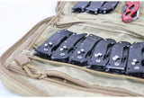 Super Pocket Knife Bag, Tactical Knife Storage Case, Folding Knife Collecting Pouch, Large Capacity Small Knife Carrier Protectors, Versatile Knife Small Tools Holder (HGJ363) (Khaki)
