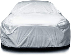 iCarCover 10-Layers All Weather Waterproof Snow Rain UV Sun Dust Protection Automobile Outdoor Coupe Sedan Hatchback Wagon Custom-Fit Full Body Auto Vehicle Car Cover - Cars Up to 173"