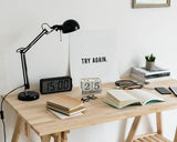 Juvale Calendar Block - Wooden Perpetual Desk Calendar - Home and Office Decor, 5.3 x 3.7 x 2.6 inches