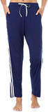 Women's Casual Pants Soft Stretch Loose Yoga Pants Comfy Pull on Lounge Leisure Pants for Women with Pockets