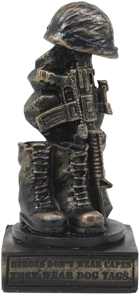 Ebros Patriotic Fallen Soldier Memorial Statue 8