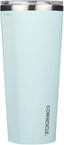 Corkcicle 16oz Tumbler - VIP Collection - Triple Insulated Stainless Steel Travel Mug, Luxe Leopard