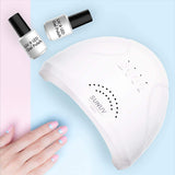 UV LED Nail Lamp, Gel Nail Light for Nail Polish 48W UV Dryer with 3 Timers SUNone