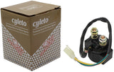 Cyleto Motorcycle Parts Starter Solenoid Relay for 4-Stroke GY6 Engine 50cc 150cc 200cc 250cc ATV Dirt Bikes Scooters Go Kart Dne Buggys Quad 4 Wheelers Pit Bike Moped Roketa SSR Tao tao Sunl Coolster