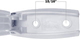 Camp'N - 12 Pack- Baggage Door Catch - Clip - Holder - for RV, Trailer, Camper, Motor Home Baggage Doors (White)
