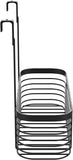 Lilimpact Metal Over the Cabinet Kitchen Storage Organizer Basket for Kitchen Pantry (Black)