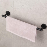 GERZWY Bathroom Towel Bar 18" Stainless Steel Towel Bar Matte Black Contemporary Style Wall Mount for Bath Kitchen AG1101C45-BK