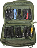 Super Pocket Knife Bag, Tactical Knife Storage Case, Folding Knife Collecting Pouch, Large Capacity Small Knife Carrier Protectors, Versatile Knife Small Tools Holder (HGJ363) (Khaki)