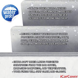 iCarCover 10-Layers All Weather Waterproof Snow Rain UV Sun Dust Protection Automobile Outdoor Coupe Sedan Hatchback Wagon Custom-Fit Full Body Auto Vehicle Car Cover - Cars Up to 173"