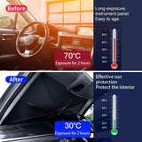 N/P Car Windshield Sun Shade UV Rays and Heat Sun Visor Protector Foldable Reflector Umbrella