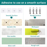 Vdomus Acrylic Bathroom Shelves, Wall Mounted Non Drilling Thick Clear Storage & Display shelvings, 2 Pack