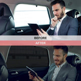 Car Sun Window Shade - Car Window Bug Screen-Window Sunshades Breathable Mesh Baby Car Rear, Protect Kids from Sun Glare and UV Rays-Rear Side Car Shade Fits Most Cars (2 Pack)
