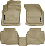 Husky Liners Fits 2013-2016 Ford Fusion Energi/Titanium, 2013-2016 Lincoln MKZ Weatherbeater Front & 2nd Seat Floor Mats,Black,99751