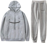 Fashion Casual Hooded Pants Tracksuit Set for Men Women