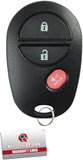 KeylessOption Keyless Entry Remote Control Car Key Fob Replacement for GQ43VT20T