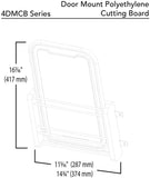 Rev-A-Shelf - 4DMCB-15P - Medium Cabinet Door Mount Polymer Cutting Board