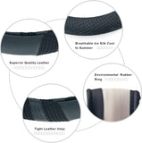 Steering Wheel Cover Microfiber Leather and Viscose, Breathable, Anti-Slip, Odorless, Warm in Winter and Cool in Summer, Universal 15 Inches(Black)