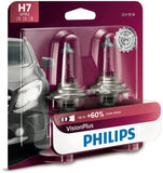 Philips H7 CrystalVision Ultra Upgraded Bright White Headlight Bulb, 2 Pack