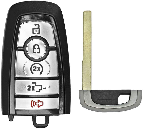 QualityKeylessPlus Replacement Smart Prox Keyless Entry Remote Compatible with Ford F Series Trucks FCC ID M3N-A2C94078000 P/N 164-R8166