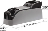 TSI Products 54215 Clutter Catcher Grey OEM Look Minivan Console, Large