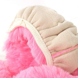Valleycomfy Fuzzy Steering Wheel Cover, Faux Wool Fluffy Steering Wheel Covers for Women, Universal 15 inch Pink