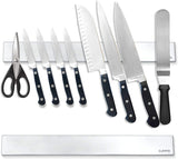 Magnetic Knife Holder (15 Inch X Set Of 2) Magnetic Knife Strip -Strong Powerful Knife Rack Storage Display Organizer-Securely Hang Your Knives On a Multipurpose Kitchen Bar-Safe, Easy Install -SUMPRI