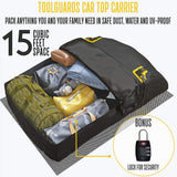 Car Top Carrier Roof Bag 15 or 20 Cubic +Protective Mat +Easy to Install