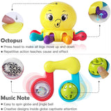 10pcs Baby Rattle Toys, Infant Shaker, Teether, Grab and Spin Rattles, Musical Toy Set, Early Educational, Newborn Baby Gifts for 0, 3, 6, 9, 12 Months, Girls, Boys