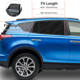 Car Sun Window Shade - Car Window Bug Screen-Window Sunshades Breathable Mesh Baby Car Rear, Protect Kids from Sun Glare and UV Rays-Rear Side Car Shade Fits Most Cars (2 Pack)