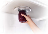 EZ Off Jar Opener - Under Cabinet Jar Lid & Bottle Opener - Great for Seniors & Weak or Arthritic Hands
