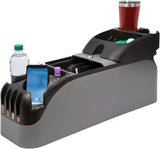 TSI Products 54215 Clutter Catcher Grey OEM Look Minivan Console, Large