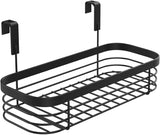 Lilimpact Over the Cabinet Kitchen Storage Organizer Tray for Sponges, Scrubbers, Brushes (Black)
