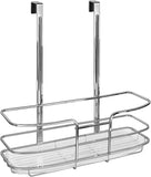 Lynk Over Cabinet Door Organizer - Tall Shelf - w/Molded Tray - Chrome