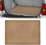 Heavy Duty 5pc Front & Rear Rubber Mats w/ Trunk Liner - All Weather Protection - Universal Car Truck SUV - Beige