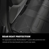 Husky Liners 99001 Black Weatherbeater Front & 2nd Seat Floor Liners Fits 2009-2018 Dodge Ram 1500 Crew Cab, 2019 Dodge Ram 1500 Classic Crew Cab, 2010-2018 Dodge Ram 2500/3500 Crew Cab
