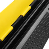 Zbond 3 Pack Extreme Rubber Cable Protectors Dual Channel Cable Protector 12000LB Rubber Speed Bump Cable ramps/Protectors (3 Pack)